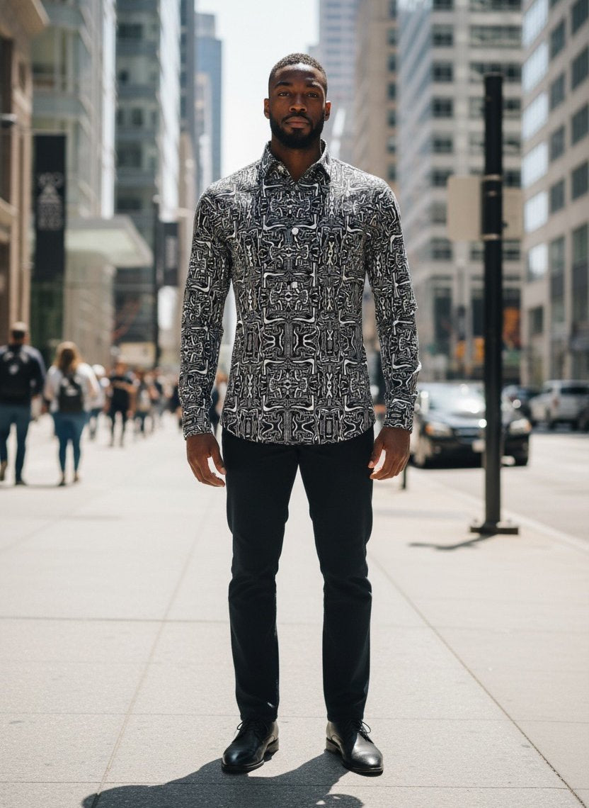Black n White Shirt