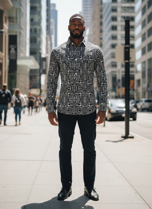 Black n White Shirt